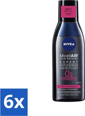 Produktbild von Nivea - Expert Make-up-Entferner - Mizellenwasser - Gesichtsreiniger - 200 ml - Vorteilspack - 6 Stücke