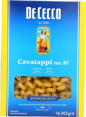 Produktbild von 10x Pasta De Cecco 100% Italienisch Cavatappi n. 87 Nudeln 500g