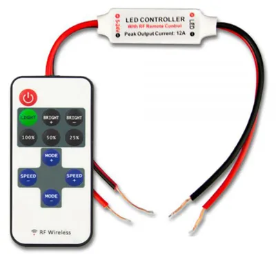 Produktbild von ISOLED LED Strip Mini Funk PWM-Dimmer, 1 Kanal, 12-24V DC 3A