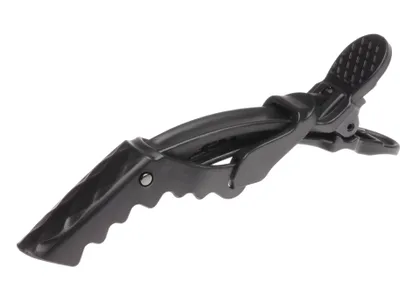 Produktbild von Efalock Diamond Shark Clips schwarz 6 Stück
