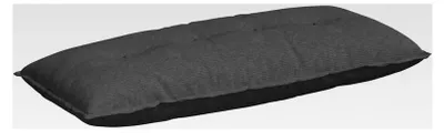 Produktbild von Bequemes Rückenkissen aus Cordstoff 120x50x19cm Dunkelgrau