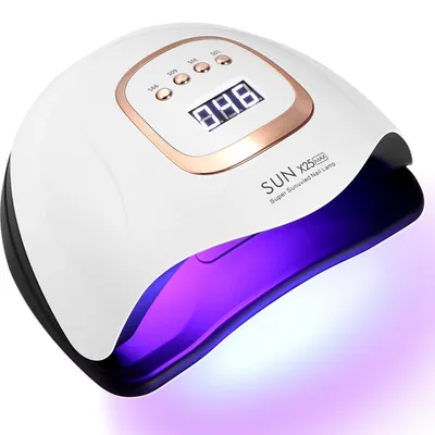 Produktbild von 380W UV LED Nagellampe mit LCD Display, 81 LED Lampen, Automatischer Sensor, 4 Timer 10-99s, Nageltrockner für alle Gelnägel, für Salon & Zuhause