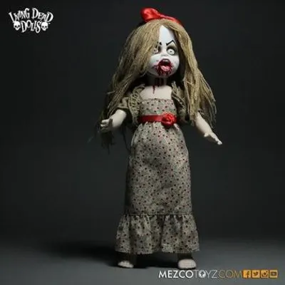 Imagen del producto de MEZCO LIVING DEAD DOLLS, Serie 30, Figura de Acción de Lucy "The Geek", Horror, Producto Nuevo. Mezco