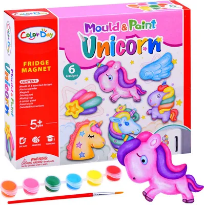 Produktbild von Kreativset mit Einhornmagneten DIY ZA3772
