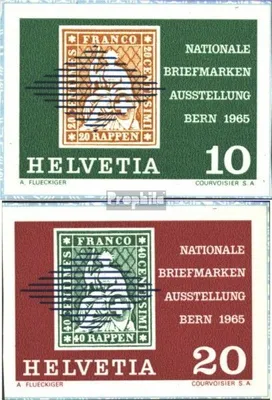Produktbild von Briefmarken Schweiz 1965 Mi 812-813 (kompl.Ausgabe) gestempelt NABRA
