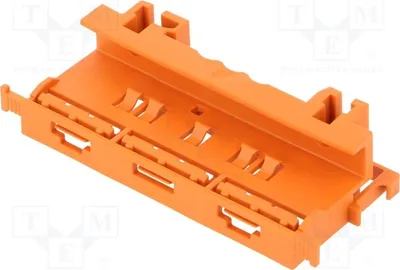 Obrázok produktu pre 1x montážna DIN lišta 221 oranžová 221-500 rýchlospojky