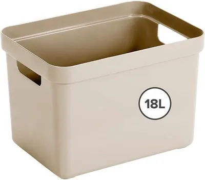 Produktbild von Famanu Aufbewahrungsbox 18 Liter - Beige