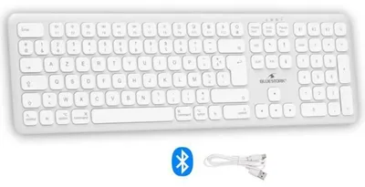 Immagine prodotto di Tastiera Bluetooth wireless per Mac – Full size, compatibile con Mac – Bianca