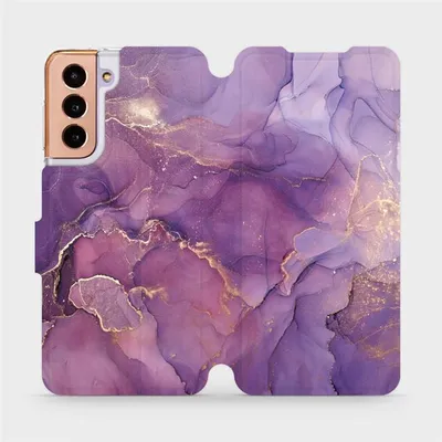 Produktbild von Handyhülle mit klappe für Galaxy S21, Mobiwear Book, Violett