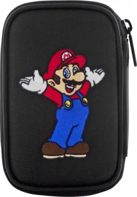 Obrázok produktu pre Bigben Interactive Mario Tasche 3DS14, Puzdro, Nintendo, Čierna, Nintendo 3DS, Nintendo DS, Nintendo DS Lite, Nintendo DSi, Nintendo New 3DS, Prachuodolný, Odolné proti poškriabaniu, 215 mm