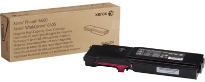 Produktbild von Xerox PhaserTM 6600, WorkCentreTM 6605 -Tonermodul Magenta, 6000 Seiten, Magenta, 1 Stück(e)