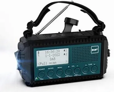 Zdjęcie produktu dla Słoneczne radio awaryjne - Wiatrowa konstrukcja - Zasilanie bateryjne - Do nagłych wypadków