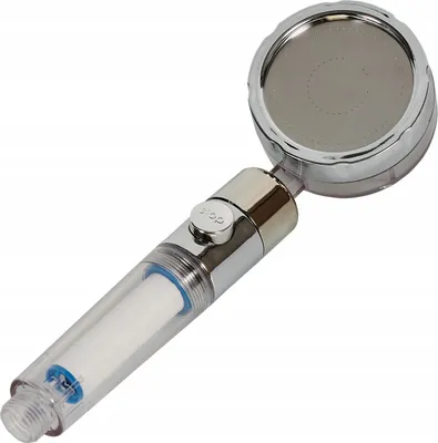 Zdjęcie produktu dla Słuchawka Prysznicowa Z Filtrem Turbina Aqui Chrom 360° Eco Design