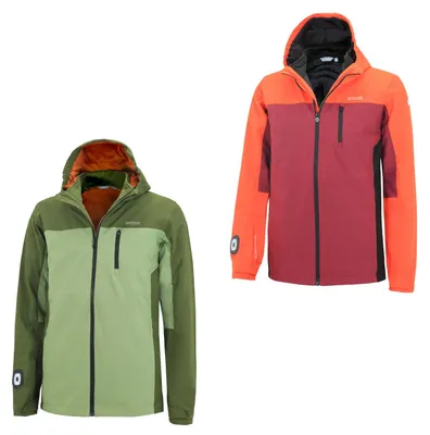 Produktbild von Regatta Trekktain 3 in 1 Jacke für Jungen Wasserdicht mit Kapuze, Farbe:Weinrot, Kinder Größen:176