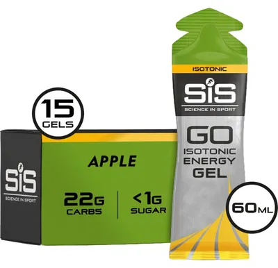 Obrázok produktu pre Science in Sport GO Izotonický energetický gél Zelené jablko 15 x 60 ml
