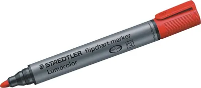 Produktbild von STAEDTLER Flipchartmarker Lumocolor rot 10 Stück