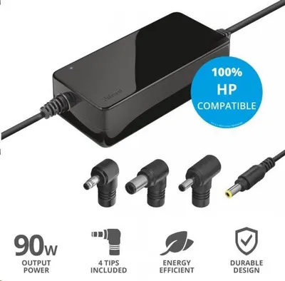 Obrázek produktu pro Trust 23393, Laptop, Vnitřní, 100 - 240 V, 50/60 Hz, 90 W, 19 V