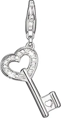 Produktbild von Esprit Anhänger Charms Silber Heart Key Schlüssel Herz ESZZ90650A000