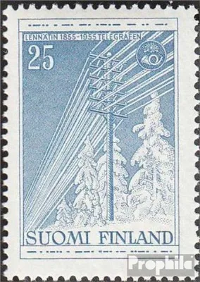 Produktbild von Briefmarken Finnland 1955 Mi 452 postfrisch Telegraphie Finnland