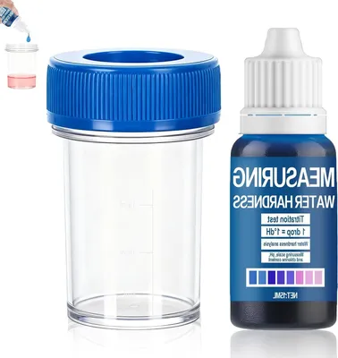 Productafbeelding van Waterhardheidstest Kit - Kalkmeter Teststrips - Waterkwaliteit Analyseren - Eenvoudige Kleurindicatie - 15 ml tot 200 tests - Niet gespecificeerd