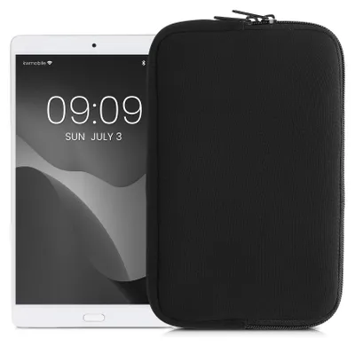 Produktbild von kwmobile Tablet Hülle kompatibel mit 8"-8,4" Tablet - Universal Neopren Tasche Cover Case - Schutzhülle Sleeve in Schwarz
