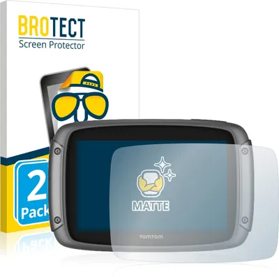 Produktbild von 2x BROTECT Schutzfolie für TomTom Rider 500 Displayschutz Displayschutzfolie Folie Matt Entspiegelungsfolie