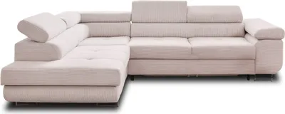 Produktbild von Best Mobilier Zaria, Ecksofa, Beige, 5 Sitz(e), Zaria, Samt, Holz