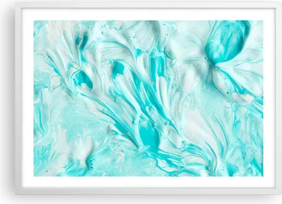 Produktbild von Gerahmtes Poster - Weißer Rahmen - Blume Abstraktion - 70x50 cm - Wand Bild - Wanddeko - Wandbilder - Kunstposter - Wandposter - Bilderrahmen - Bilder - Kunstdruck - Wandbild - P2WAA70x50-3827