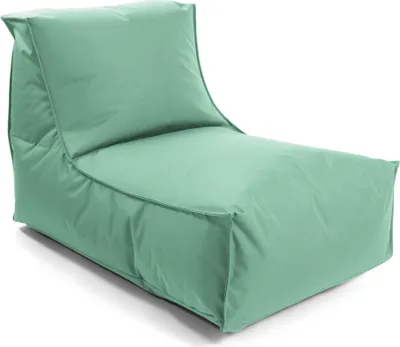 Produktbild von mokebo® Sitzsack für Kinder & Erwachsene 'Der Sundowner', Bean Bag mit Füllung oder Bodenkissen für Indoor & Outdoor, auch als Liegekissen, Relaxliege oder Liege in Eukalyptus Grün