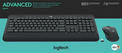 Productafbeelding van Logitech 920-008889: Logitech MK545 Draadloos toetsenbordset