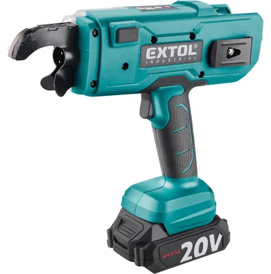 Zdjęcie produktu dla Bezprzewodowa wiązarka do prętów zbrojeniowych Extol Industrial 8791860 SHARE20V. BEZSZCZOTKOWY. 2 Ah