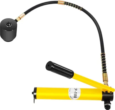 Image de Kit de poinçonnage hydraulique,manuelle, plusieurs tailles de matrices, jaune