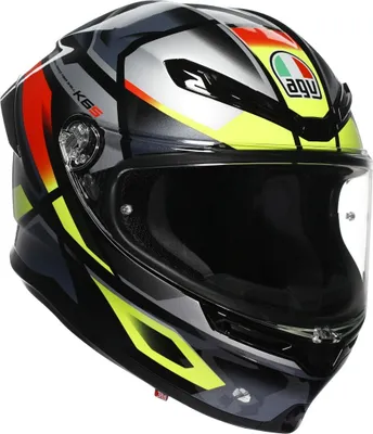 Image de Casque AGV K6 S Erazer, gris/jaune fluo, XS (53/54)
