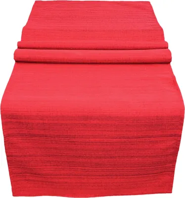 Produktbild von Outdoor Tischläufer rot rechteckig 140x40 cm abwaschbar