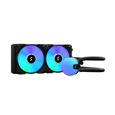 Image de FRACTAL DESIGN Fractal Design Lumen S24 v2 RGB Processor All-in-one liquid cooler 12 cm Black 1 pc(s)