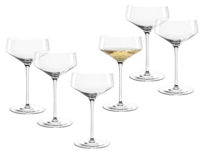 Produktbild von LEONARDO HOME PUCCINI Champagnerschale - 6 Stück - Cocktailglas - Champagnerglas