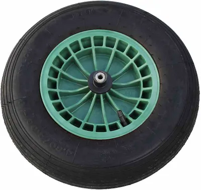 Produktbild von Altrad Fort 800-00 Ersatzluftrad 400x100 KS Rollenlager, Achse 20x130, grün/schwarz