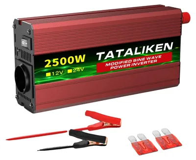 Obrázok produktu pre Menič, digitálny displej, ventilátor s reguláciou teploty, 24 V, 2500 W, 220 V, 50 Hz, EÚ