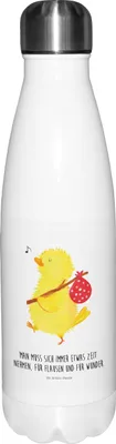 Produktbild von Mr. & Mrs. Panda Trinkflasche Küken Wander - Weiß - Geschenk, Osterdeko, Wunder, Ostern, Thermos, Ei, Grüße, trinkflaschen, Sportflasche, Frohe, thermosflaschen, Zeit