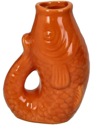 Produktbild von HD Collection Vase Vis Keramik Terra 8x5.5x11.3cm