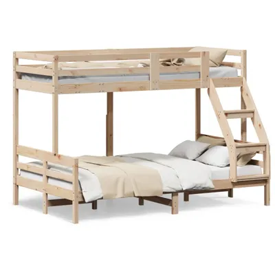 Immagine prodotto di Maison Exclusive - Letto a Castello 80x200/120x200 cm in Legno Massello di Pino