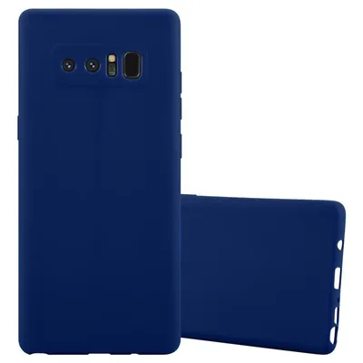 Immagine prodotto di Cadorabo custodia per Samsung Galaxy NOTE 8 custodia protettiva in blu custodia del telefono cellulare TPU silicone custodia cover
