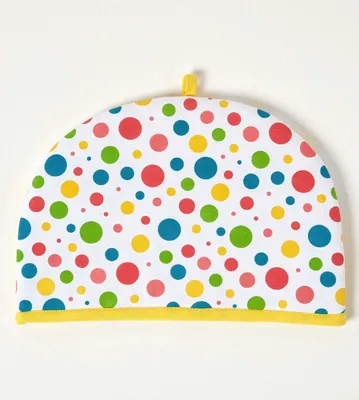 Produktbild von HOMESCAPES Teekannenwärmer Polka Dots Multi Design Tea Cosy