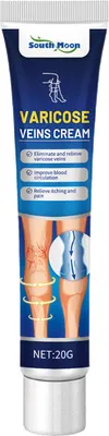 Produktbild von 20 g Krampfadercreme, nicht reizender natürlicher Extrakt, Linderung von Krampfadern, Vaskulitis, Phlebitis, Spinnennetz-Schmerzbehandlung für Unisex