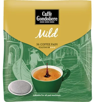 Obrázok produktu pre Caffe Gondolier Jemné kávové kapsuly 250 g - jemná káva pre plnoautomatické a kapsulové kávovary