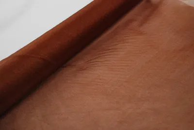 Produktbild von Organza 140 cm x 10 m braun - Organzastoff Dekostoff