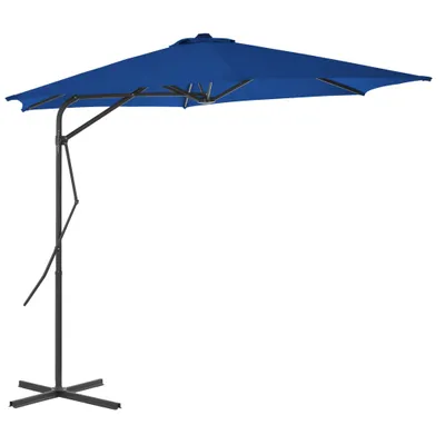 Immagine prodotto di vidaXL Ombrellone con asta in acciaio 300x230 cm Blu