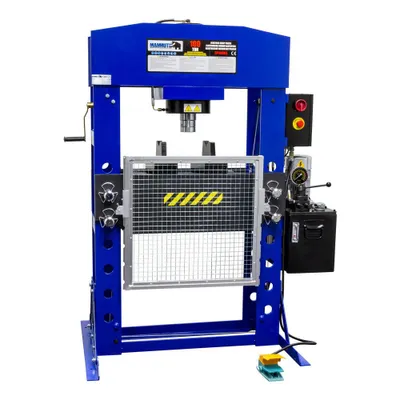 Produktbild von Elektrische Werkstattpresse mit Handwinde 100 Tonnen 1500W 400V Presse