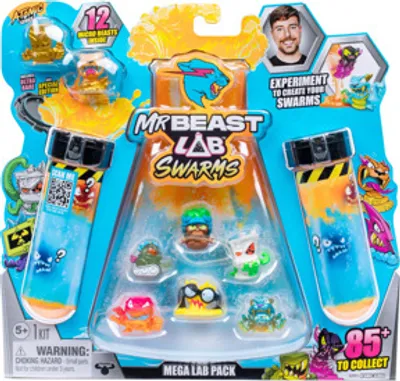 Produktbild von Moose Toys MrBeast Lab Swarms Series 2 - zestaw 12 sztuk