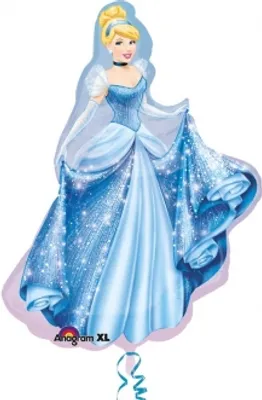Produktbild von Anagram|amscan SuperShape Cinderella Folienballon P38 verpackt 71 x 84 cm